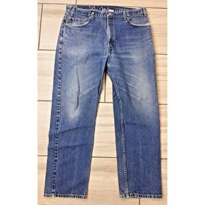 Vintage Distressed Y2K Levi's 505 Regular Fit Straight Leg Denim‎ Men's 40x32